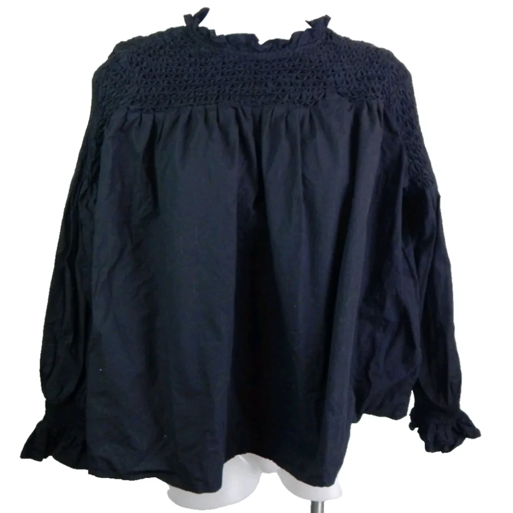 Maeve Anthropologie Modern Peasant Blouse - Picture 2 of 5